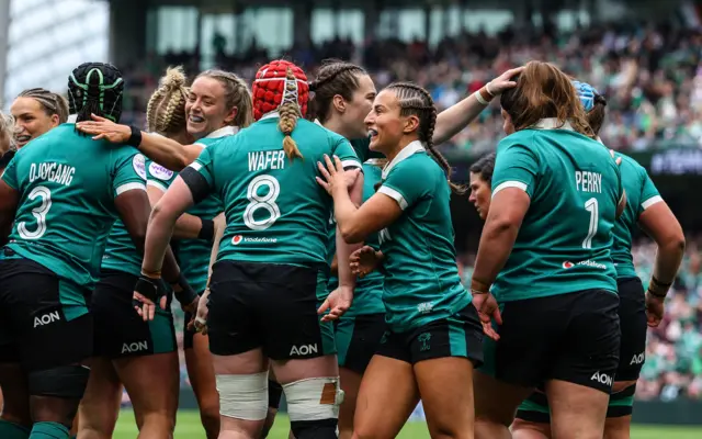 Ireland celebrate