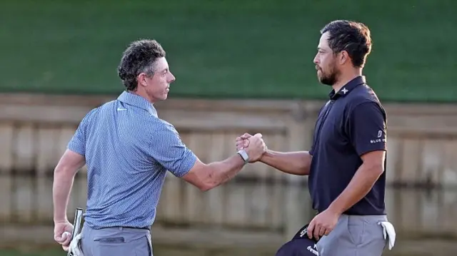 Rory McIlroy and Xander Schauffele