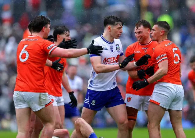 Armagh and Monaghan scuffle