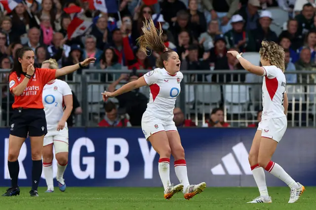 England celebrate