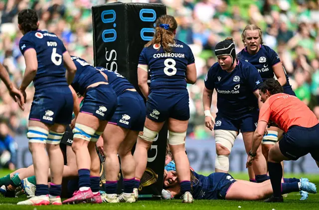 Brittany Hogan scores