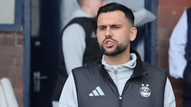 Aberdeen goalkeeper Dimitar Mitov
