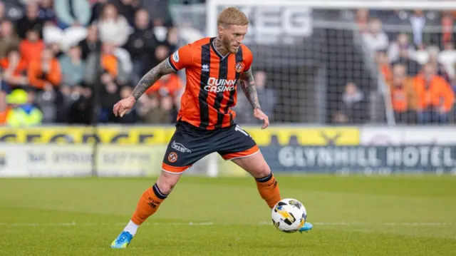 Dundee United midfielder Craig Sibbald