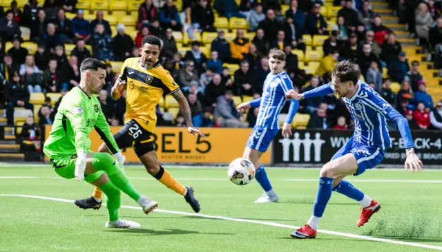 Joe Hugill scores his sixth goal in eight games