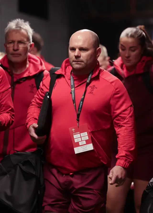 Wales head coach Sean Lynn