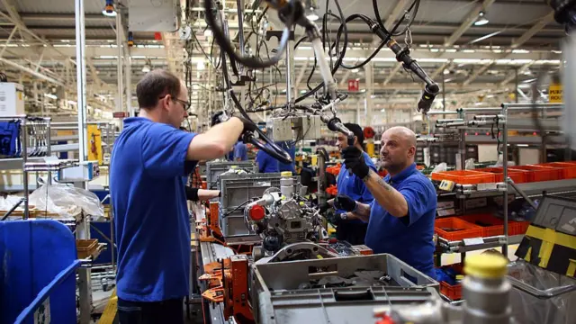 A factory production line