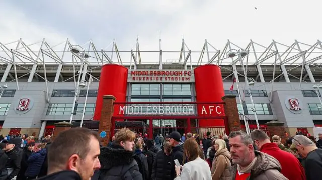 A general exterior view of Riverside Stadium