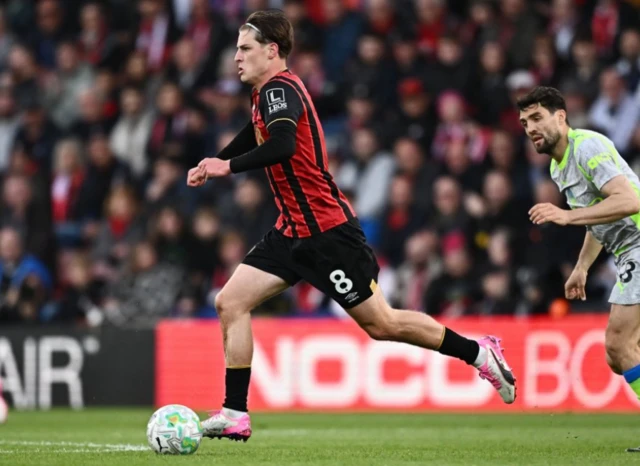 AFC Bournemouth's Alex Scott in action