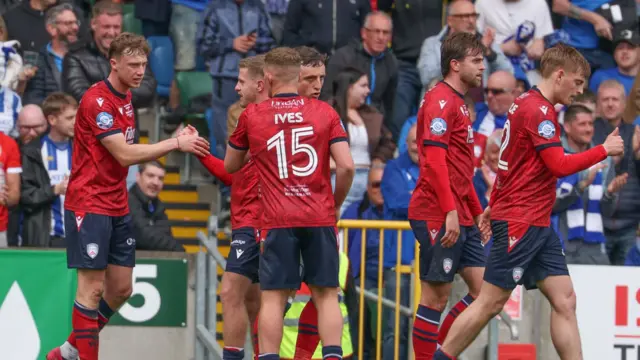 Matthew Shevlin celebrates his second