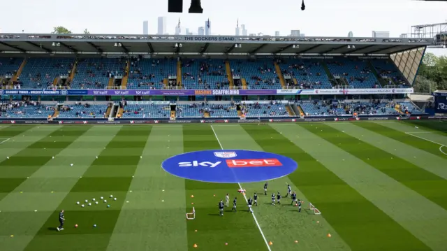 The Den before kick-off