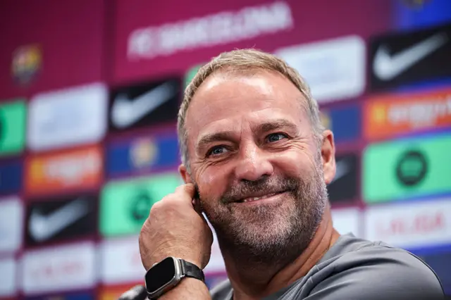 Barcelona manager Hansi Flick