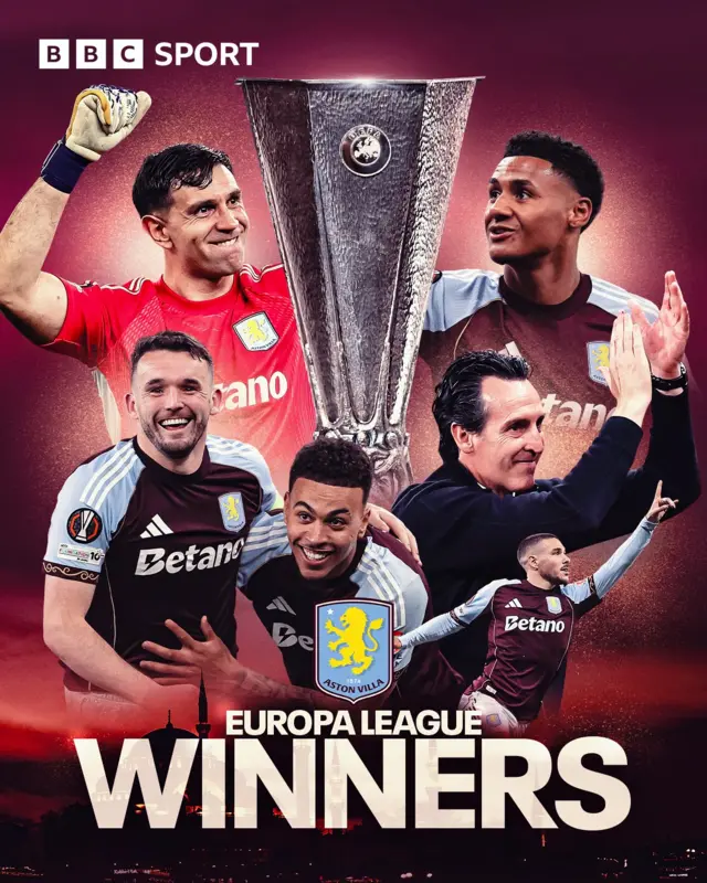 Winners graphic Aston Villa