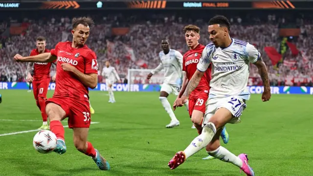 Morgan Rogers of Aston Villa during the UEFA Europa League Final 2026