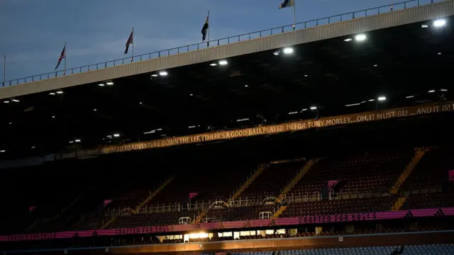 A general view of the Doug Ellis stand