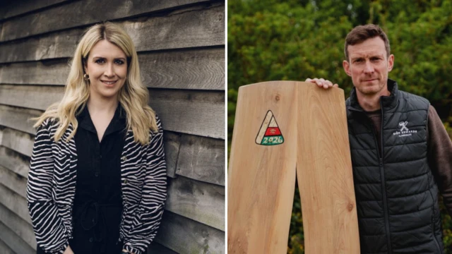 Cafodd y gadair ei dylunio gan Rhiannon Williams cyn cael ei chreu gan y saer Siôn Edwards