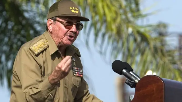 Raul Castro is seen in Cuba in 2007