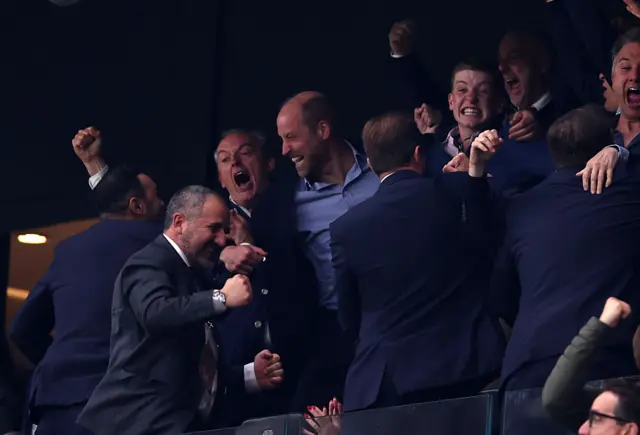 Prince William watches Aston Villa win the Europa League