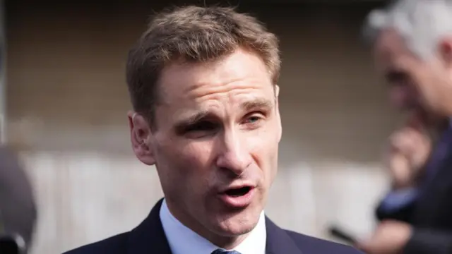 Chris Philp speaks during an interview in March
