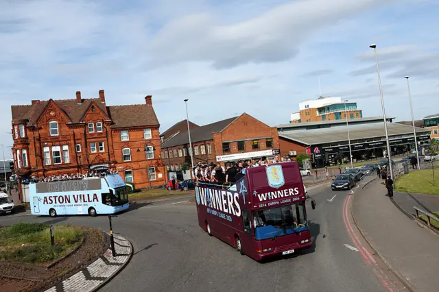 Aston Villa bus