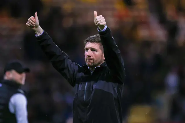 Partick Thistle manager Mark Wilson