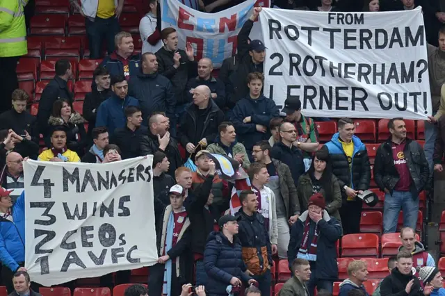Aston Villa are relegated to the Championship