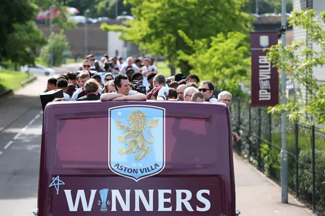 Aston Villa bus