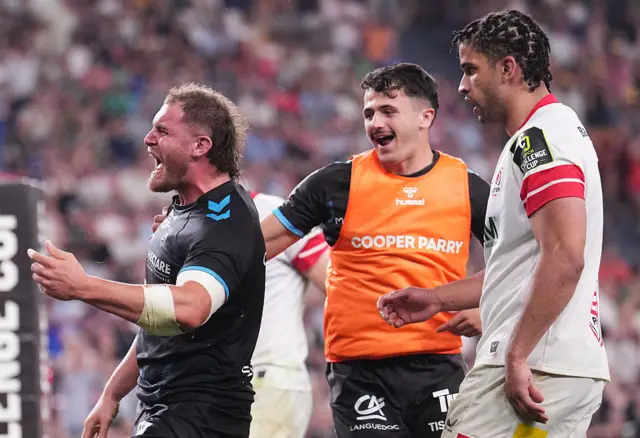 Montpellier celebrate
