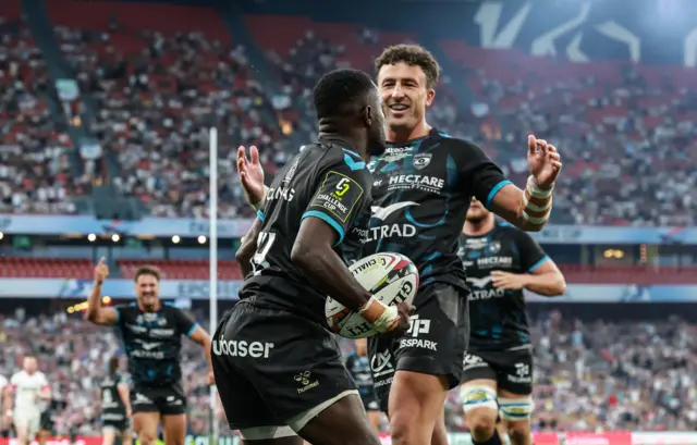 Montpellier celebrate