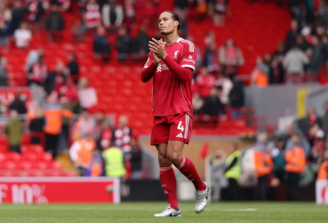 Liverpool captain Virgil van Dijk