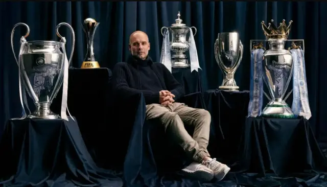 Guardiola won the Champions League with Manchester City in 2022-23