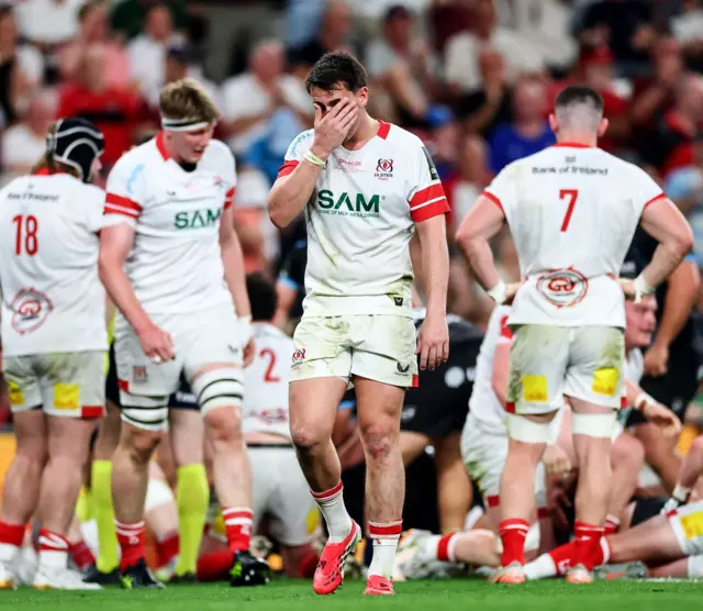 Ulster players dejected