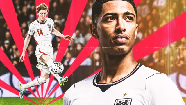 A graphic featuring Anthony Gordon and Jude Bellingham