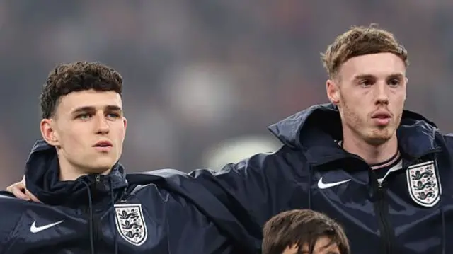 Phil Foden and Cole Palmer
