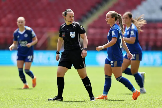 Referee Emily Heaslip