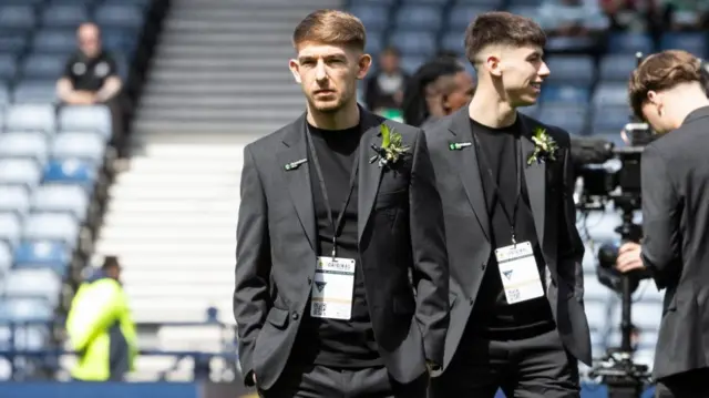 Dunfermline players
