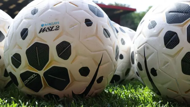 Nike Control 2025/26 Womens Super League Match ball before he The Play Off Presented by Mercedes-Ben