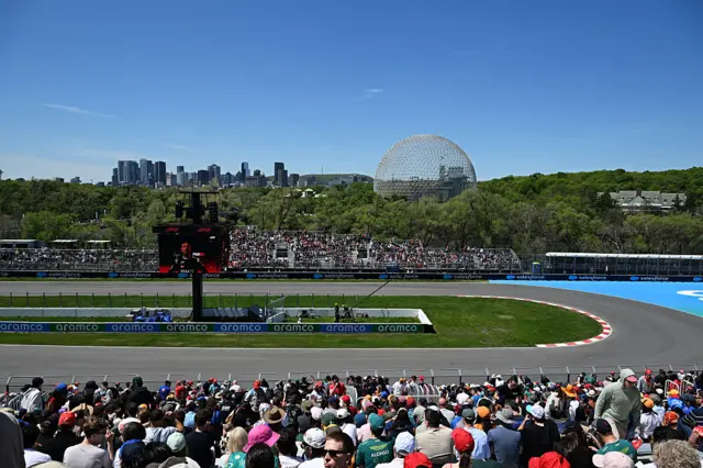 The hairpin at the Canadian Grand Prix circuit