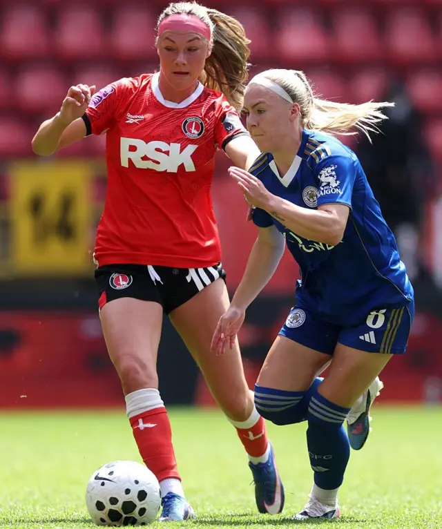 Rantala battles for the ball in midfield