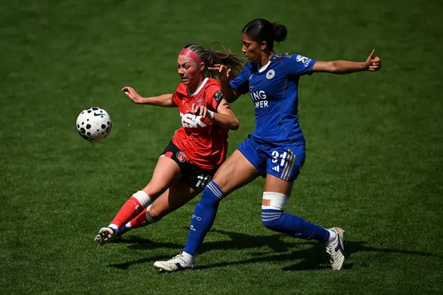 Swaby tackles a player