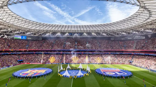 Barcelona and Lyon