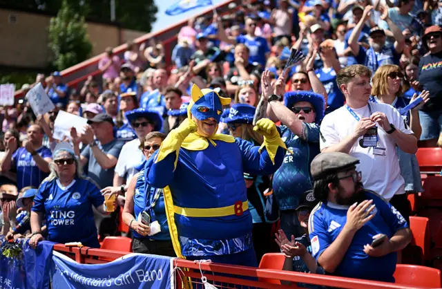 Leicester city fans