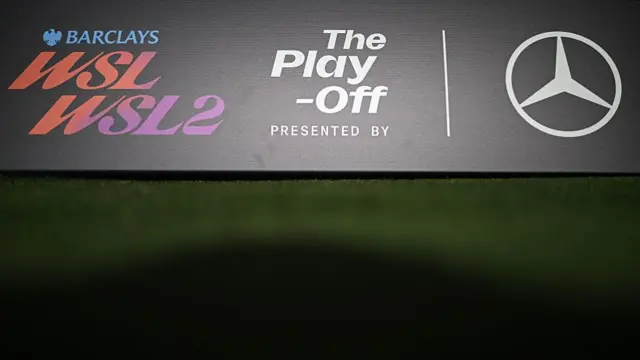 A detailed view of The Play Off Presented by Mercedes-Benz brandin