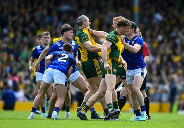 Scuffle in Donegal v Kerry
