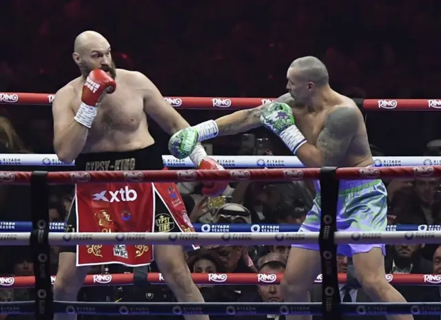 Tyson Fury and Oleksandr Usyk
