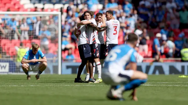 Bolton players celebrate