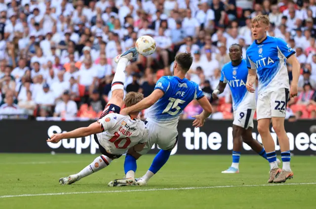Sam Dalby scores overhead kick
