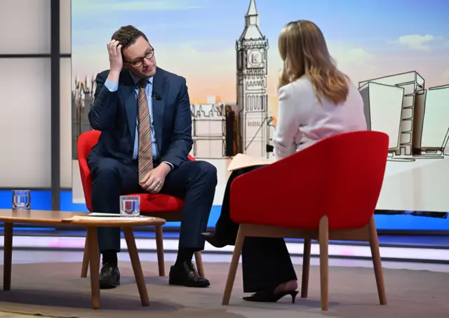 Chief Secretary to the Prime Minister Darren Jones appearing on the Sunday with Laura Kuenssberg