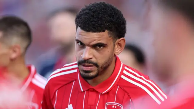 : Morgan Gibbs-White of Nottingham Forest looks on after the Premier League match between Nottingham Forest and Bournemouth