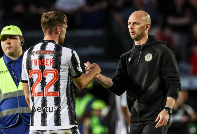FT: St Mirren 1-0 Partick Thistle (agg 2-1)