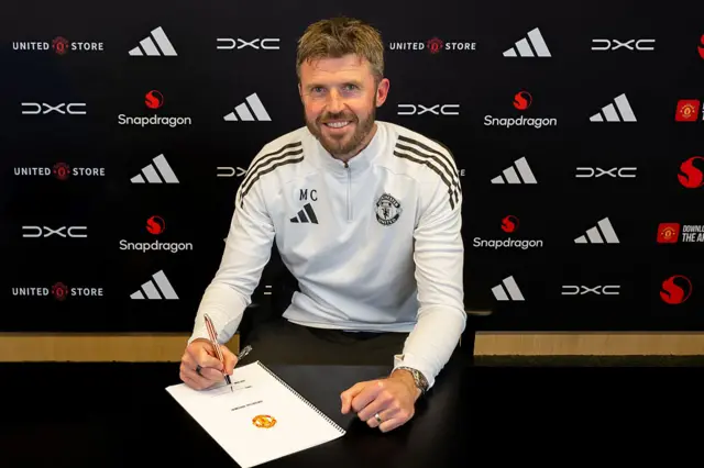 Manchester United manager Michael Carrick